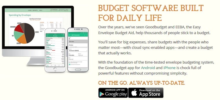 GoodBudget free financial tool