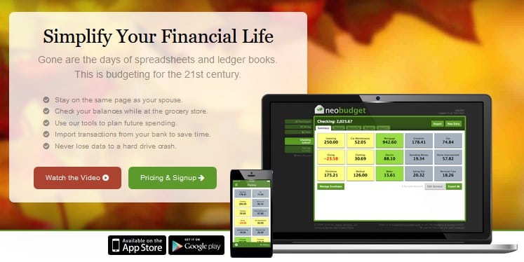 NeoBudget free financial tool