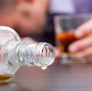 bottle of liquor - alcohol consumption