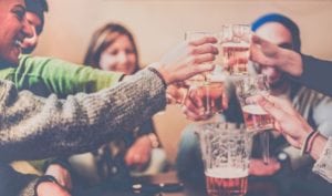 students drinking - alcohol abuse