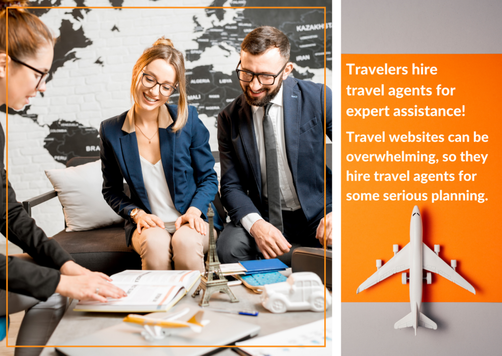 who hires travel agents